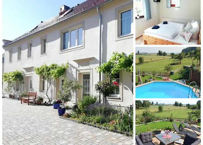 Graefe - 3-seiten Hof Mit Grossem Garten, Pool & Sauna Appartement Meißen