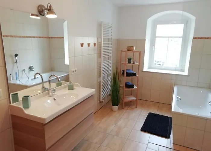 Appartement Graefe - 3-seiten Hof Mit Grossem Garten, Pool & Sauna Meißen